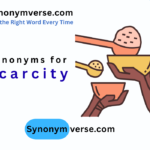 synonym for scarcity