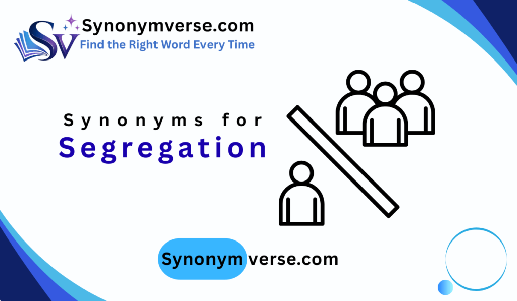 synonym for segregation