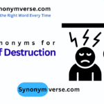 synonym for self destruction