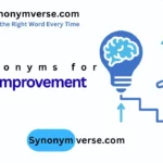 synonym for self improvement