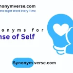 synonym for sense of self