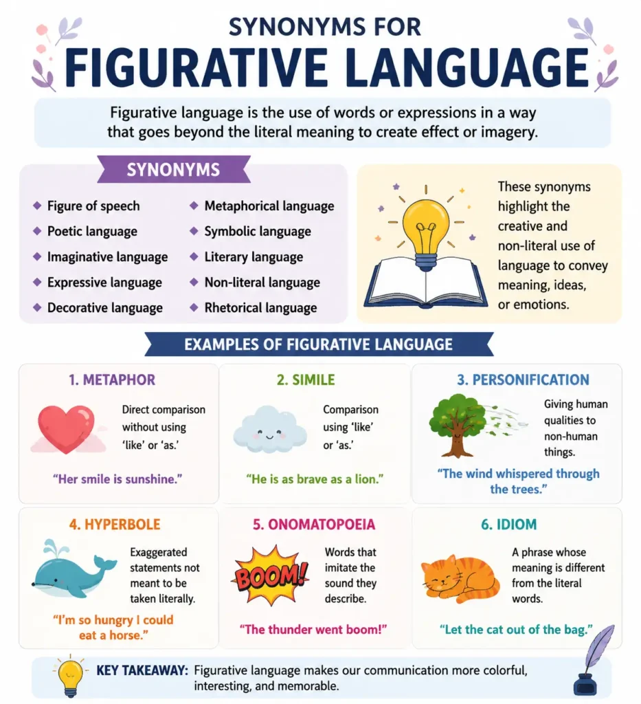 synonym for figurative language