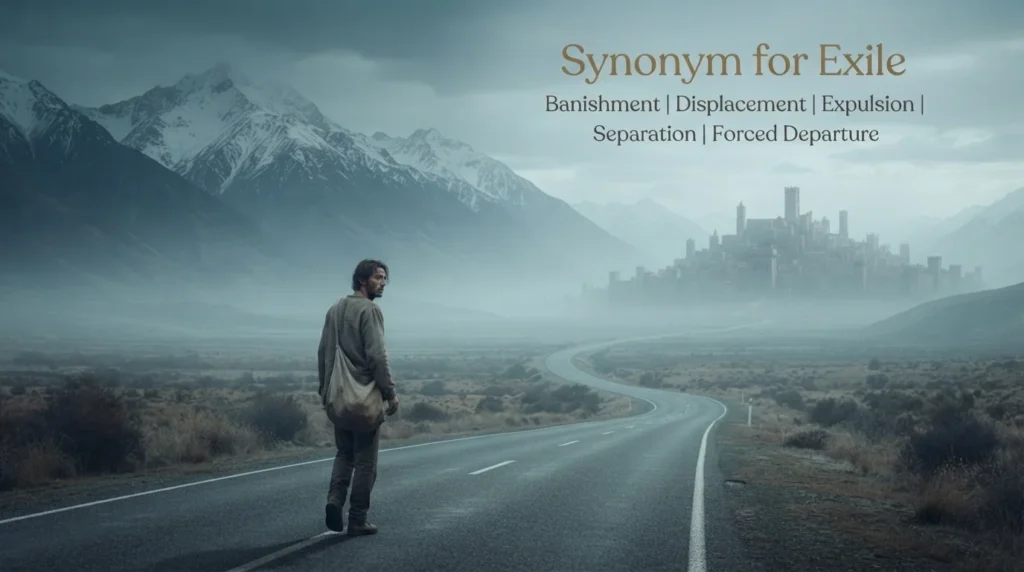 Synonyms for Exile