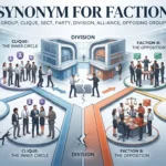 synonym for faction