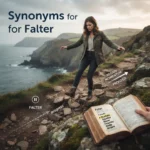 synonym for falter