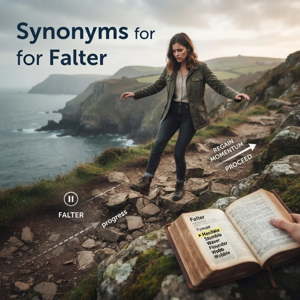 synonym for falter
