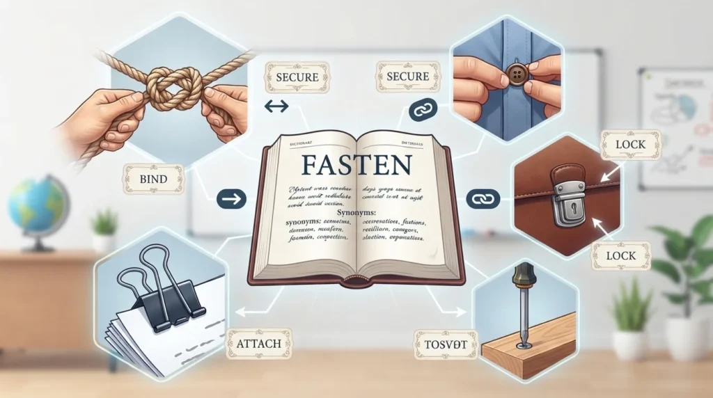 synonym for fasten