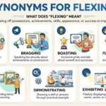 Synonym for Flexing