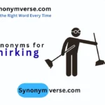 synonym for shirking