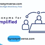 Synonym for Simplified