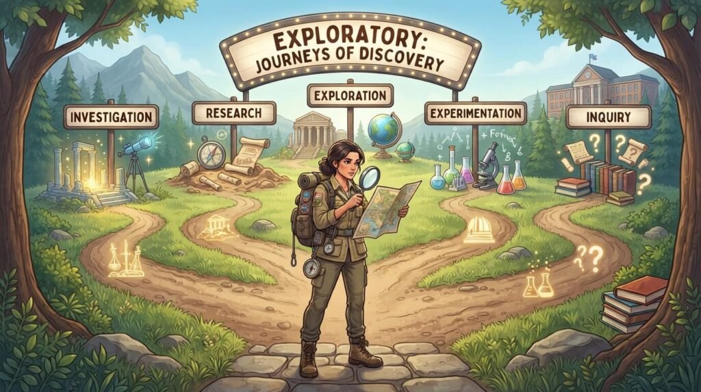 Synonyms for Exploratory