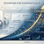 ynonyms for Exponentially