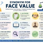 Synonyms for Face Value