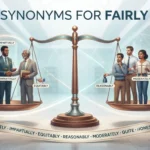 Synonyms for Fairly