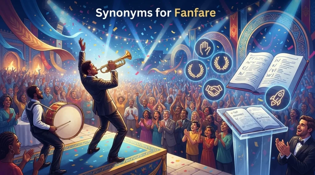 Synonyms for Fanfare