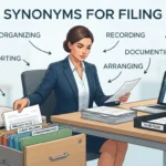 Synonyms for Filing