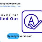 Synonyms for Spelled Out