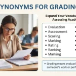 synonym for grading