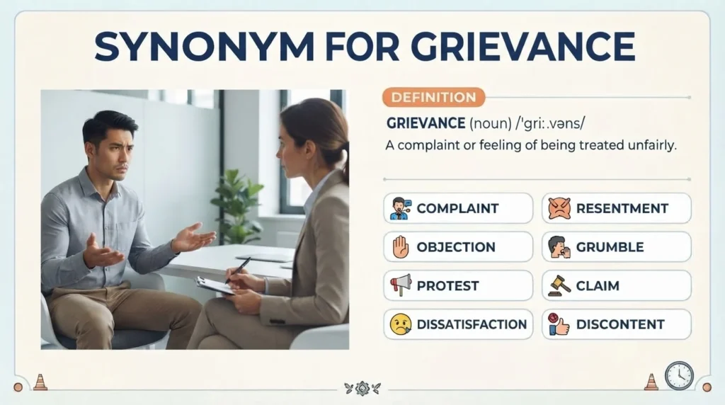 synonym for grievance