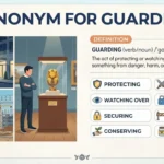 synonym for guarding