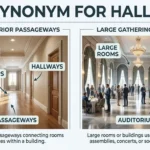 synonym for halls