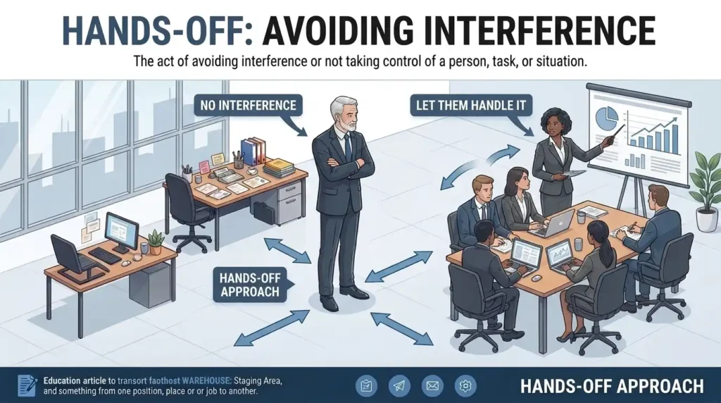 synonym for hands off