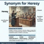 synonym for heresy