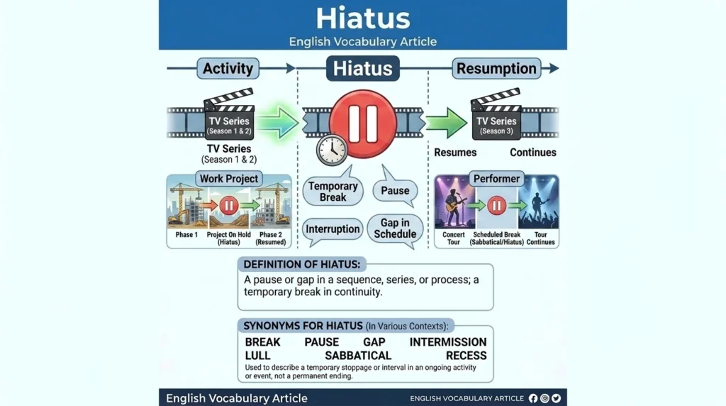 synonym for hiatus