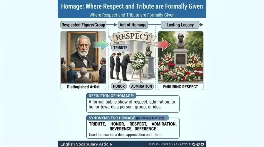 synonym for homage