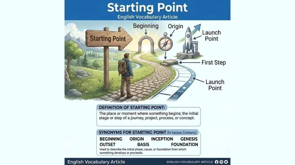 synonym for starting point