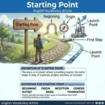 synonym for starting point
