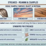 Synonym for Streaked