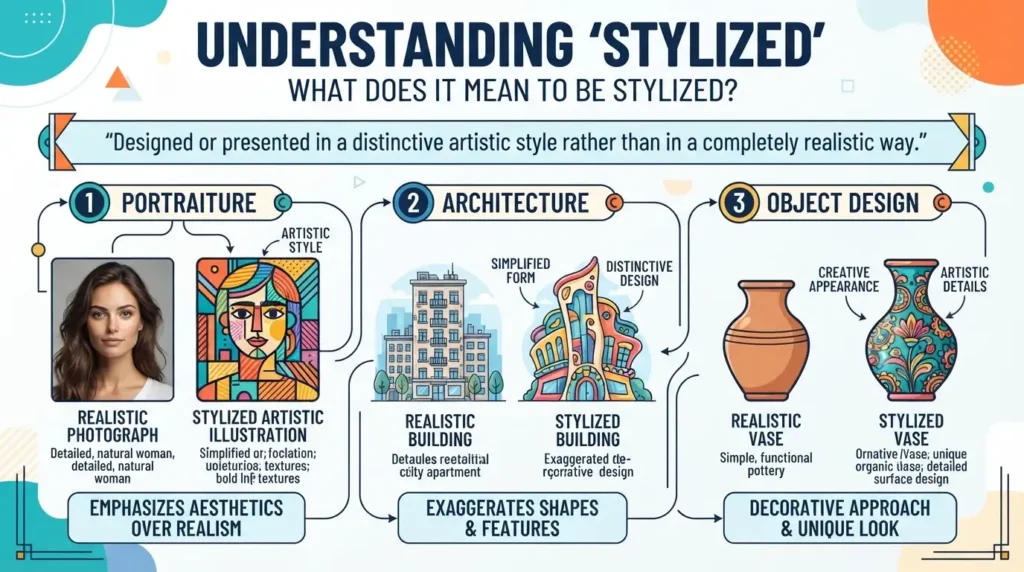 Synonym for Stylized