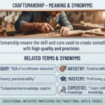 Synonyms for Craftsmanship