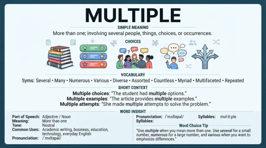 Synonym for Multiple