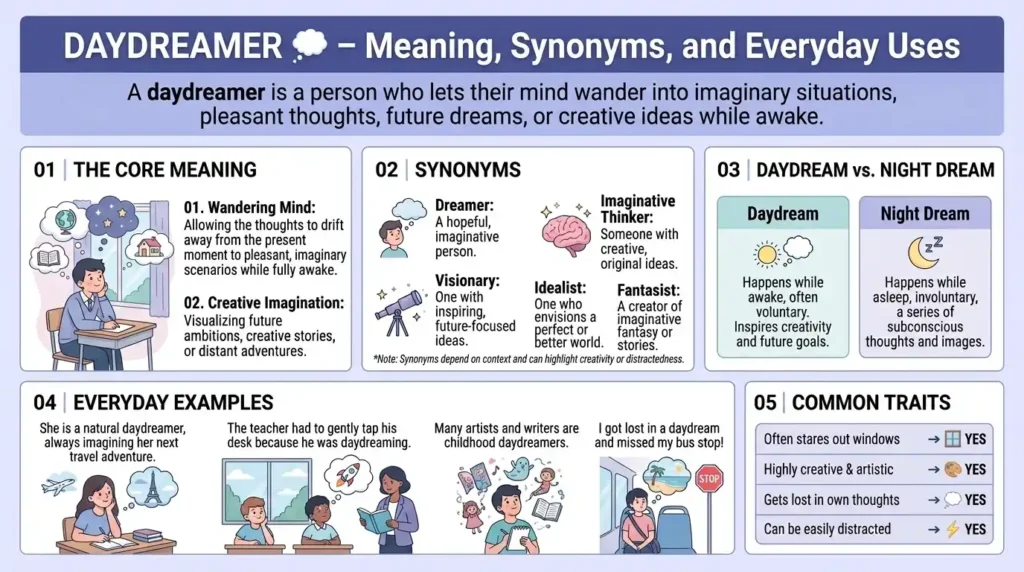 Synonyms for Daydreamer