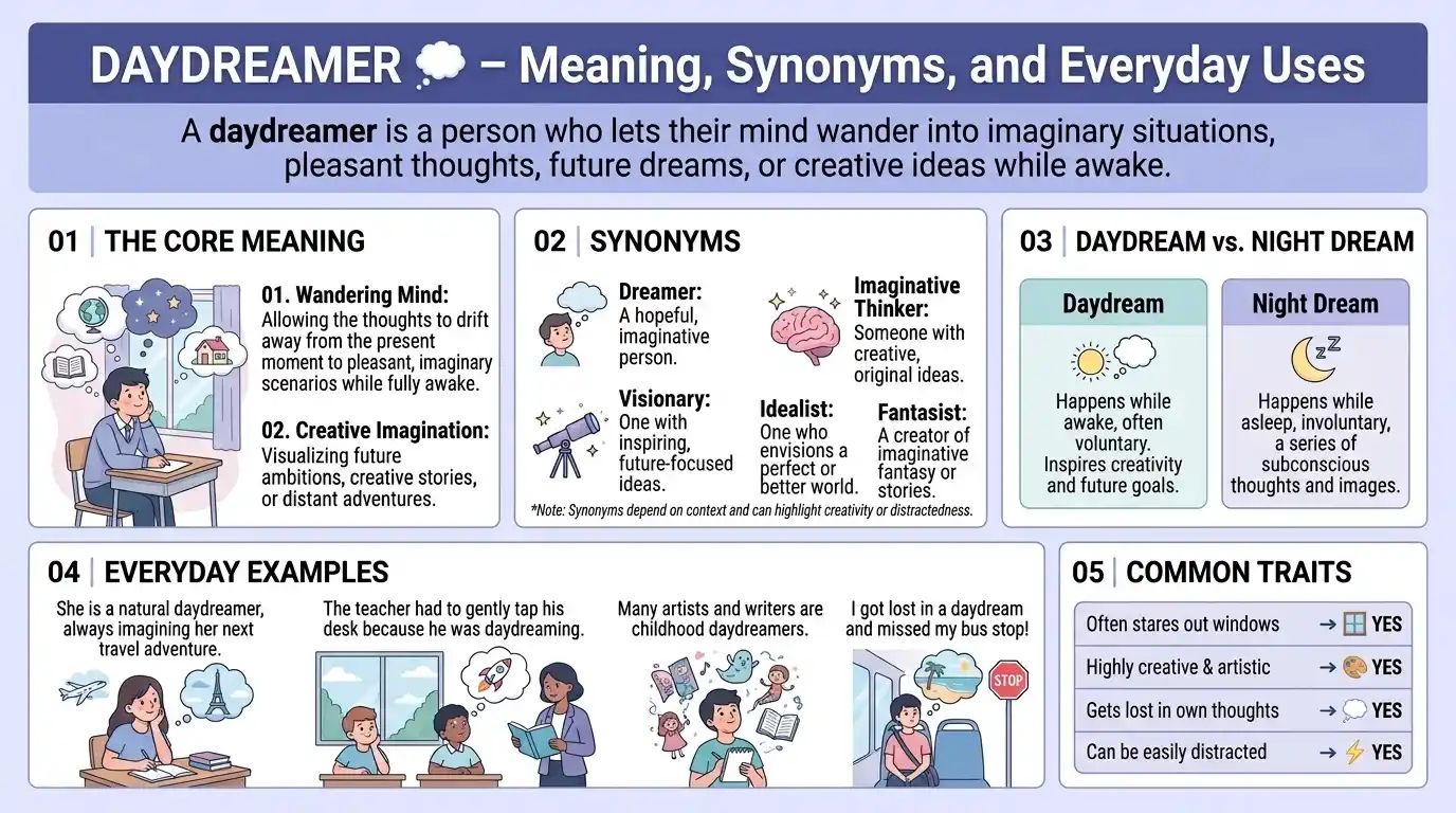 Synonyms for Daydreamer